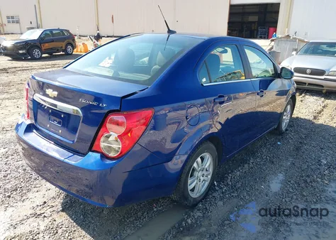 2014 Chevrolet Sonic Lt Auto from USA, damaged, VIN 1G1JC5SH6E4174627